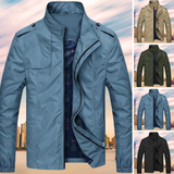 Herrenjacke mit Kragen – Leichte Übergangsjacke Herbstedition