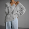 Damen Oversize Strickweste – Weich, Warm und Luxuriös