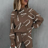 Damen-Loungewear-Set – Weiches zweiteiliges Set mit Sternenmuster