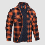 Men's Winter Flannel Vest with Quilted Lining