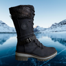 Winterstiefel Damen – Gefütterte hohe Stiefel mit Schnürung
