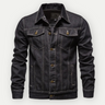 Kurtka Trucker z denimu dla mężczyzn z regulowanym pasem