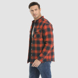 Men's Winter Flannel Vest with Quilted Lining