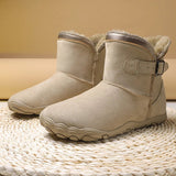 Bottes d’hiver chaudes avec doublure en fourrure – Bottines femme confortables