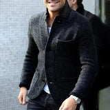 Ciepły i elegancki męski płaszcz na zimne dni