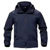Softshell-Jacke Herren – Wasserdichte Outdoor-Jacke mit Kapuze und Taschen