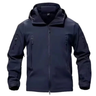 Softshell-Jacke Herren – Wasserdichte Outdoor-Jacke mit Kapuze und Taschen