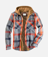 Veste à Carreaux avec Capuche pour Toutes Occasions