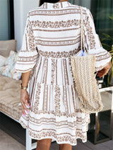 Sommerkleid mit Volants Ibiza im Boho-Stil