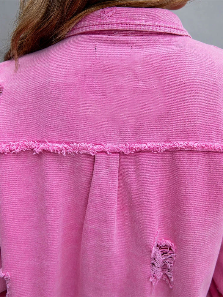 Veste en Jean Femme au Style Bohème Chic pour l'Été-mezam.fr