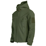 Softshell-Jacke Herren Outdoor – Taktisches Design mit Kapuze