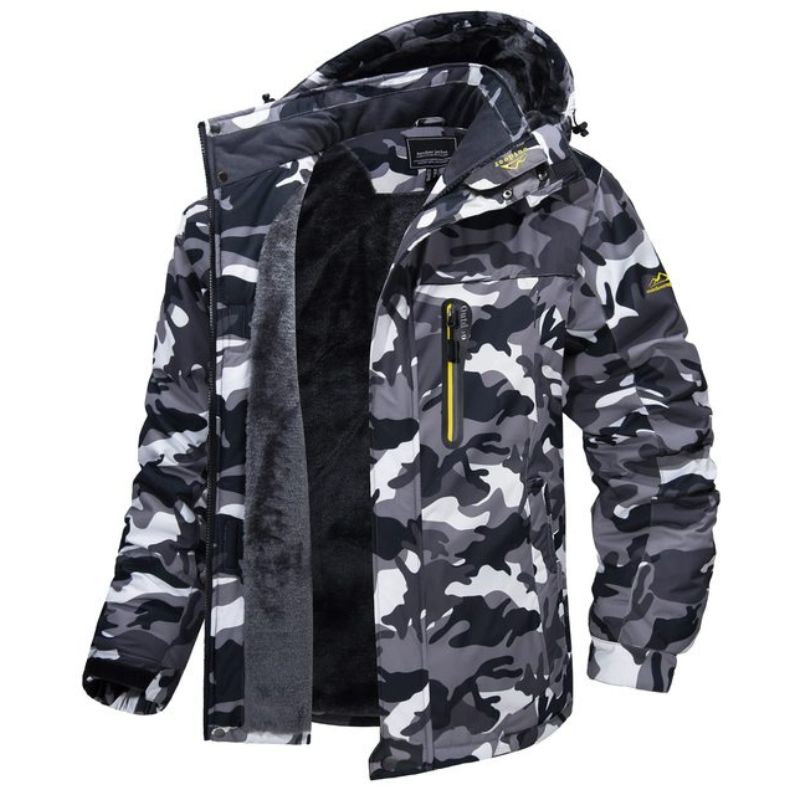 Herren Wintermantel – Gepolsterte Warme Jacke mit Winddichtem Design