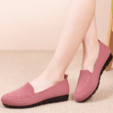 Leichte Damen Schuhe zum Hineinschlüpfen mit Fußgewölbestütze