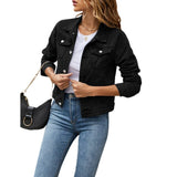 Women's denim jacket – Regular fit, button closure and long sleeves