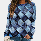 Pull femme coloré à motif - Élégant et confortable