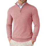 Herrenpullover mit halbem Reißverschluss – Klassischer Pullover mit modernem Schnitt