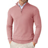 Herrenpullover mit halbem Reißverschluss – Klassischer Pullover mit modernem Schnitt