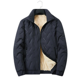 Herrenmantel – Warme Steppjacke im klassischen eleganten Stil