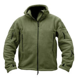 Herren-Fleecejacke – Warmer Mantel mit Reißverschluss und Kapuze für den täglichen Gebrauch
