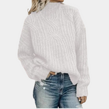 Pull Femme Doux Tricoté - Élégant et Confortable en Quatre Couleurs