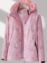 Damen Wintermantel mit Kapuze – Warme Winddichte Jacke mit elegantem Design