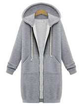 Hoodie zippé mi-long pour chaleur et confort supplémentaires-mezam.fr