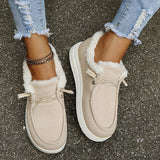 Women's Winter Sneakers – Warm Comfortable Shoes with Fur Lining