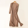 Langer eleganter Damen-Gilet mit Komfort und Stil