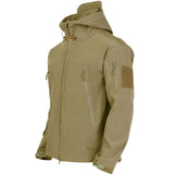 Softshell-Jacke Herren Outdoor – Taktisches Design mit Kapuze