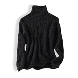 Damenpullover mit Kragen – Gestrickter Pullover mit Lochmuster und weichem Schnitt