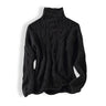 Damenpullover mit Kragen – Gestrickter Pullover mit Lochmuster und weichem Schnitt