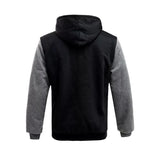 Men's Warm Hoodie Jacket – Comfortable Lined Winter Coat with Hood