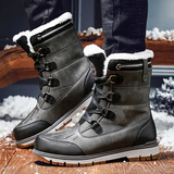 Men's winter boots with warm lining – Comfortable grip & outdoor style