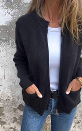 Oversize Strickweste für Damen – Weicher und bequemer Herbstcardigan