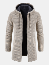 Sweat à Capuche Beige Longline - Confortable et Élégant-mezam.fr