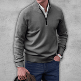 Herrenpullover mit halbem Reißverschluss – Klassischer Pullover für alle Gelegenheiten