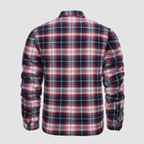 Men's Winter Flannel Vest with Quilted Lining