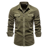 Chemise en Velours Côtelé Homme - Élégante et Confortable