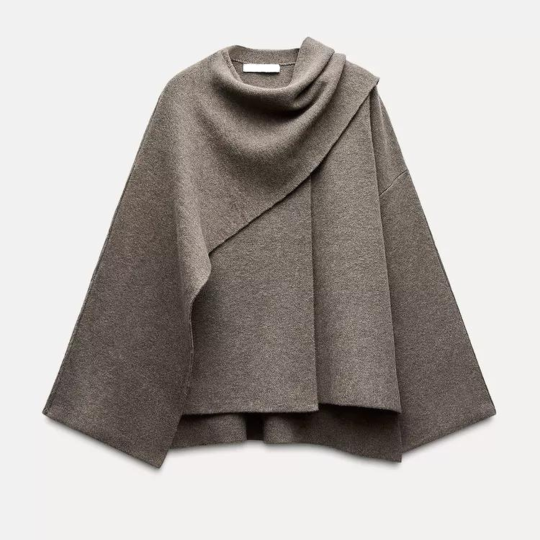 Eleganter und weicher Damenumhang Cape