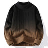 Herrenpullover mit Farbverlauf – Moderner Rundhalspullover aus Strick