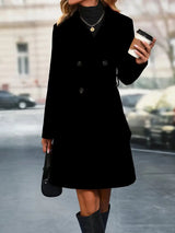 Manteau d'Hiver Réversible Femme - Deux Styles en Un