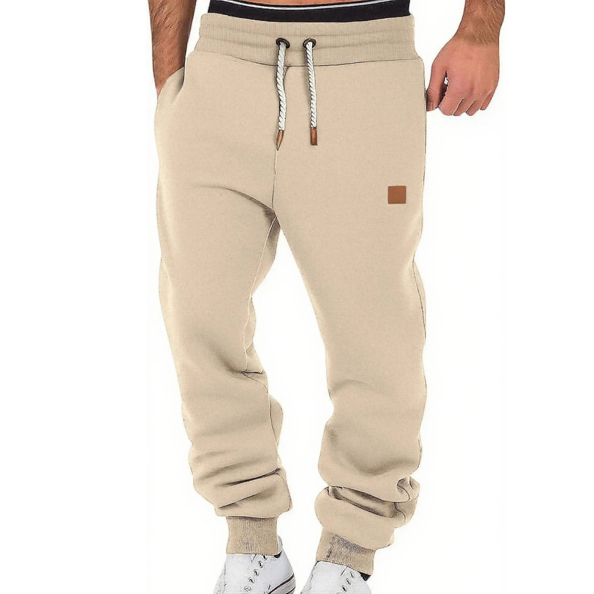 Herren-Jogginghose – Bequeme Hose mit Kordelzug und Taschen-Details