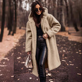 Langer warmer Mantel für Damen Herbst – Weich, elegant und bequem