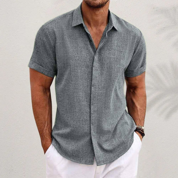 Chemise Décontractée à Boutons pour Hommes