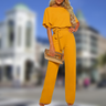 Eleganter Overall mit Gürtel | Stylischer Overall für Arbeit und Feier