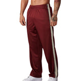 Herren-Jogginghose – Sporthose mit geradem Schnitt und Seitenstreifen
