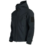 Softshell-Jacke Herren Outdoor – Taktisches Design mit Kapuze