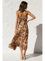 Buntes Sommerkleid für Strand und Partys