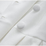 Eleganter langer Damenmantel – Stylischer Mantel mit Schlitz und Gürtel