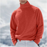 Herrenpullover mit Stehkragen, Rippstrick und bequemer Passform